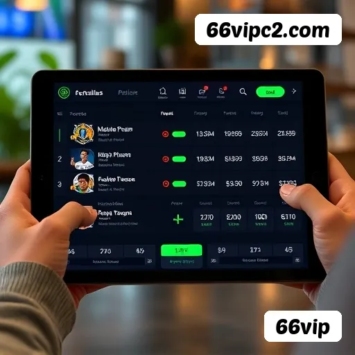 Aplicativo móvel 66vip para iOS e Android